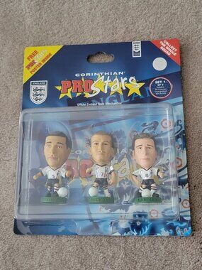 England Fifa World Cup Corinthian Prostars Figures Beckham Ferdinand Barmby NWT